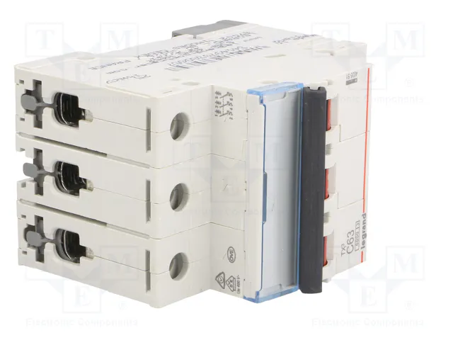 LEGRAND Interruptor magnetotérmico S300 TX 63A 3 Polos Caract C
