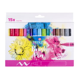 Ecoline Ecoline Brush Pen estuche con 15 colores