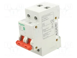 SCHNEIDER ELECTRIC Interruptor de aislamiento Easy9 EZ, 2 polos, 63A, 400VAC