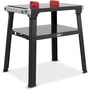Weber Soporte para Lumin/Lumin Compact - Estante de almacenamiento con dos ganchos integrados - Negro