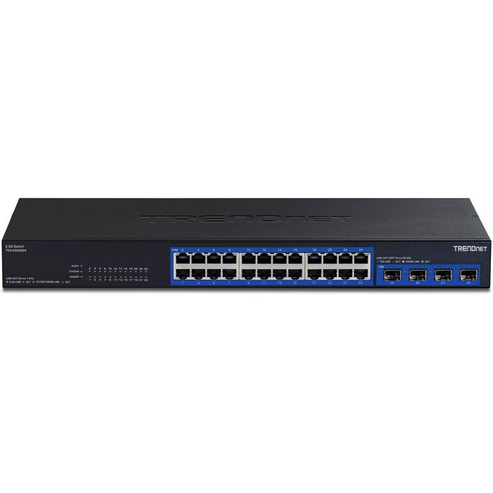 Trendnet teg-s50284 switch no administrado 2.5g ethernet (100/1000/2500) negro Trendnet teg-s50284 switch no administrado 2.5g ethernet (100/1000/2500) negro