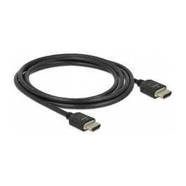 DeLOCK Cable HDMI Ultra High Speed 48 Gbps 8K 60 Hz 2 m Negro