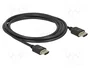 DeLOCK Cable HDMI Ultra High Speed 48 Gbps 8K 2 m Negro