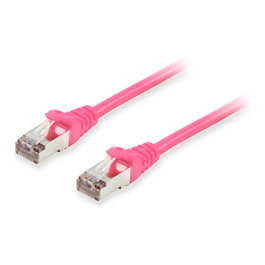 EQUIP Patchkabel Cat6A S/FTP 2xRJ45 2.00m Rosa