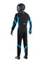 Sparco Traje de Karting K48 Thunder Negro/Azul Talla 140