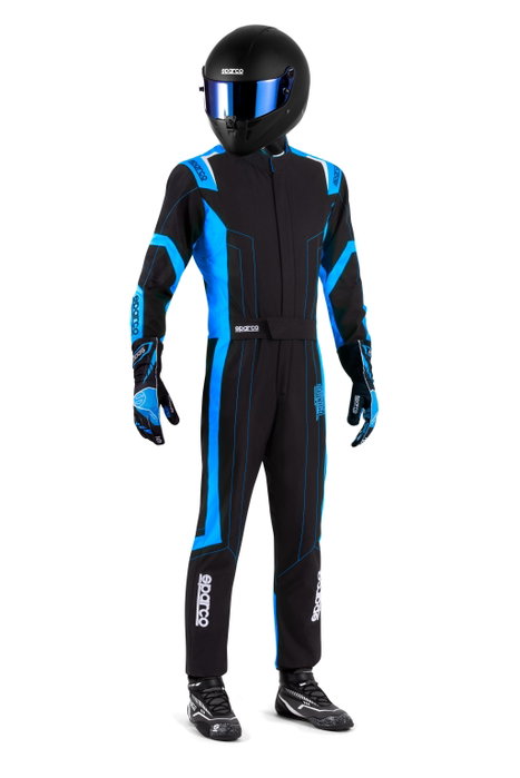 Sparco Traje de Karting K48 Thunder Negro/Azul Talla 140 Sparco Traje de Karting K48 Thunder Negro/Azul Talla 140
