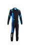 Sparco Traje de Karting K48 Thunder Negro/Azul Talla 140
