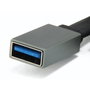 Conceptronic HUBBIES01G Hub USB-C con 3 puertos (1x USB 3.0 y 2x USB 2.0), Gris