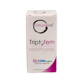 INMUNELAB Triptofem 30Cap. Complemento alimenticio Triptófano Probióticos Magnesio Vitaminas B6 Niacina Vegano