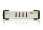 ATEN CS84U-AT Switch KVM de 4 Puertos USB/PS/2 y VGA con Cables Incluidos