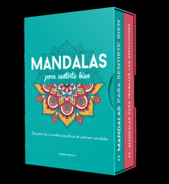 LIBROS CUPULA Estuche Mandalas para sentirte bien + Mandalas para trabajar tus emociones