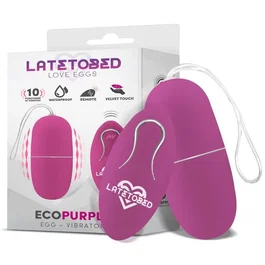 Latetobed EcoPurple Huevo Vibrador con Control Remoto