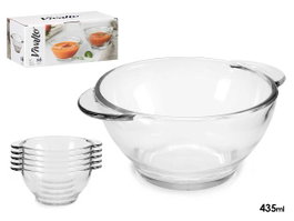 VIVALTO Bol de Consomé con Asas Transparente 43,5cl