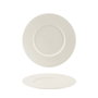 Summa Valet Gourmet Plato Llano 23 cm de Vitro Porcelana en Color Marfil (Set de 6)