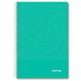 IMPREX Set de 4 Cuadernos de Espiral Tapa PP Folio Verde