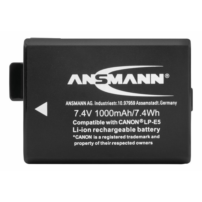 Ansmann A-Can LP-E5 Batería de iones de litio 7,4V 1000mAh