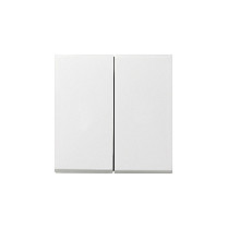 GIRA 0295112 Wippe 2fach Flchenschalter Blanco Brillante