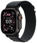 Apple Watch Ultra 3 GPS + Cellular 49mm Caja de Titanio Negro | Correa Alpine Loop Negra - L
