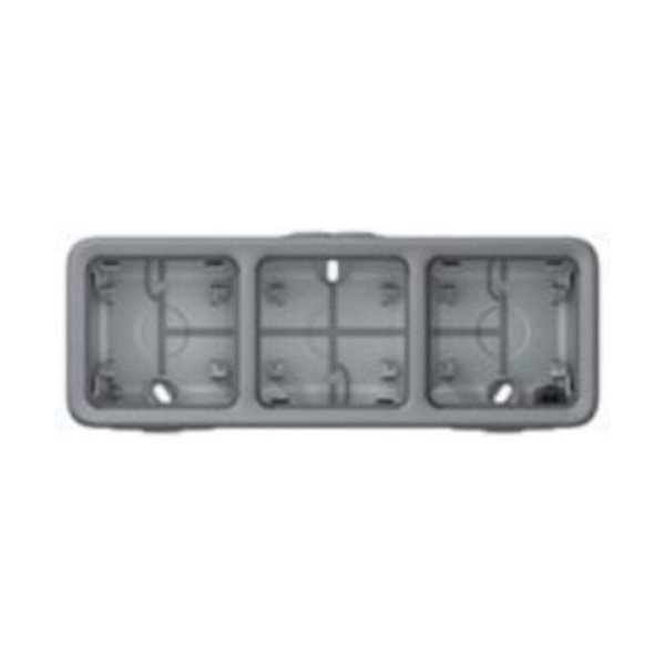 Legrand 069680 Plexo55 Caja de Conexiones 3 Compartimentos Horizontales Gris Legrand 069680 Plexo55 Caja de Conexiones 3 Compartimentos Horizontales Gris