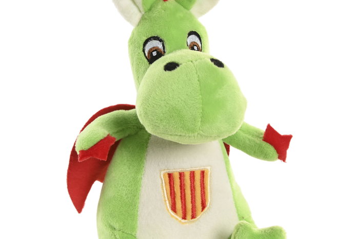 DKD Home Decor Peluche Dragon Escudo Verde