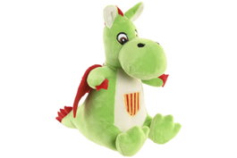 DKD Home Decor Peluche Dragon Escudo Verde
