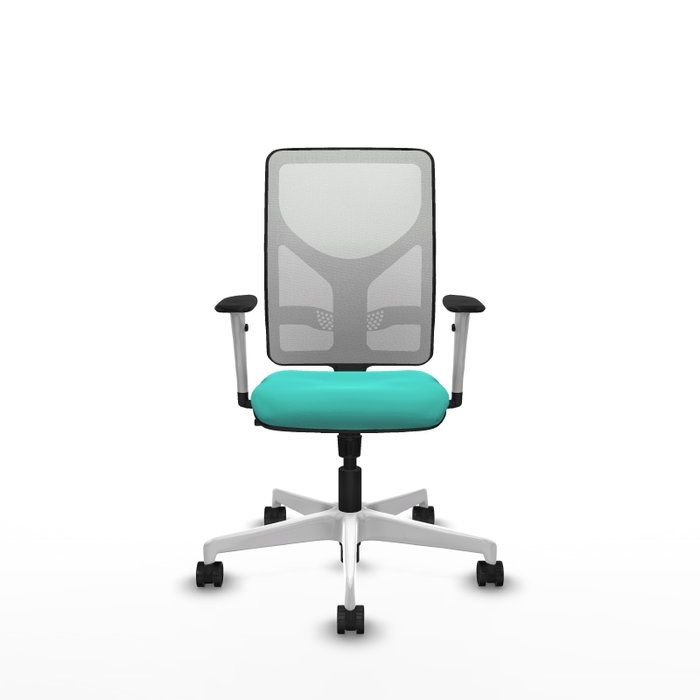 PIQUERAS Y CRESPO Silla de oficina Motilla con mecanismo Sincro, Turquesa y Blanco PIQUERAS Y CRESPO Silla de oficina Motilla con mecanismo Sincro, Turquesa y Blanco
