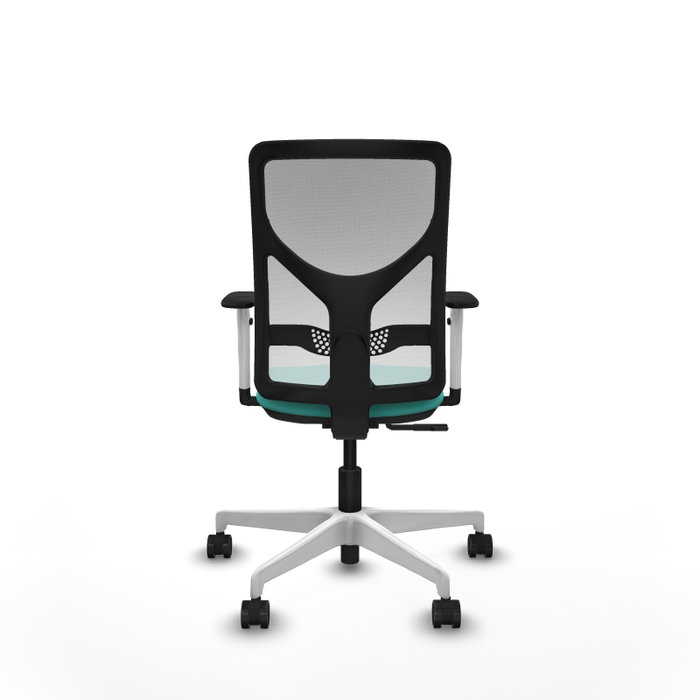 PIQUERAS Y CRESPO Silla de oficina Motilla con mecanismo Sincro, Turquesa y Blanco PIQUERAS Y CRESPO Silla de oficina Motilla con mecanismo Sincro, Turquesa y Blanco