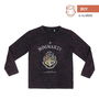 Cerdá Camiseta Larga de Manga Larga Single Jersey Harry Potter para Niños, Talla 14 Años, Color Dark Gray