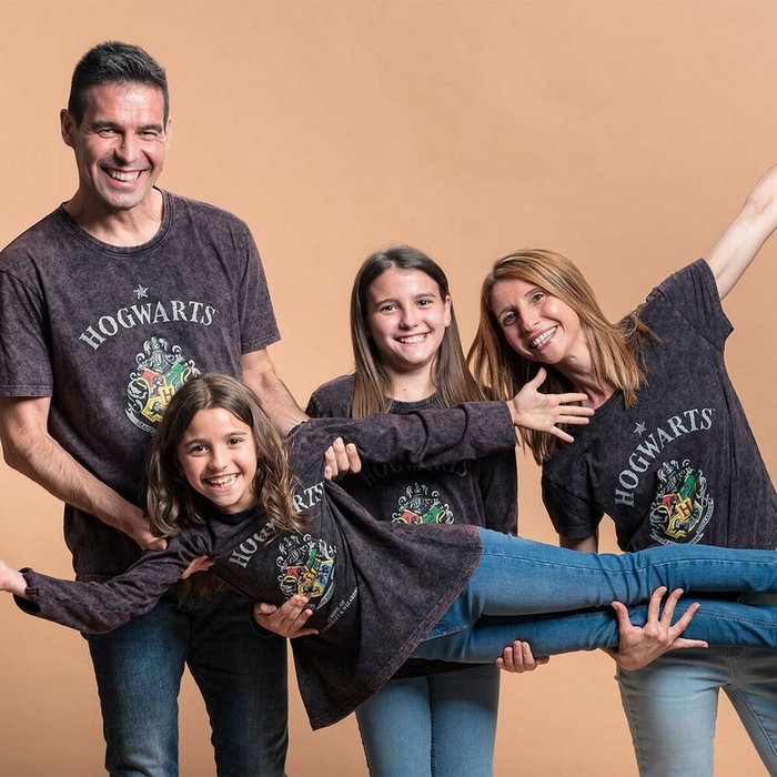 Cerdá Camiseta Larga Single Jersey Harry Potter Gris Oscuro Talla 14 Años