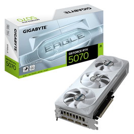 GIGABYTE GeForce RTX 5070 EAGLE OC ICE SFF 12G White Edition