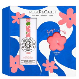 Roger & Gallet Fleur de Figuier Estuche de Bienestar con Agua Perfumada y Vela