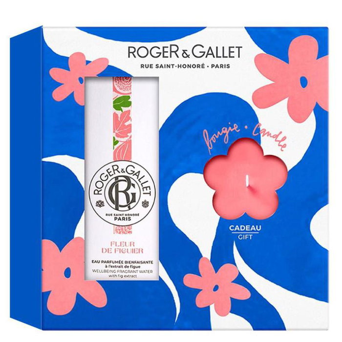 Roger & Gallet Fleur de Figuier Estuche de Bienestar con Agua Perfumada y Vela Roger & Gallet Fleur de Figuier Estuche de Bienestar con Agua Perfumada y Vela