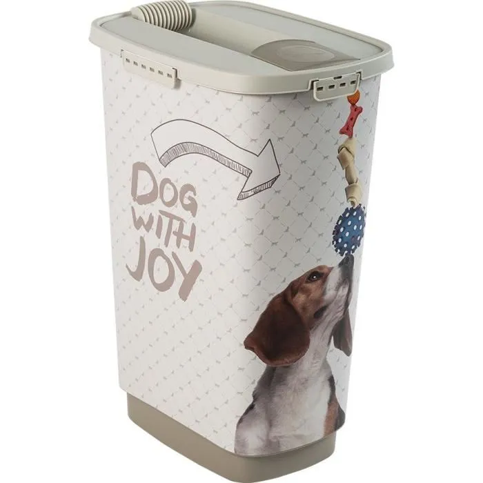 Rotho Contenedor de Pienso Croquettess Joy para perros 50 L