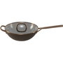 Zwilling Milano Wok con Tapa de Vidrio, 30 cm, Marrón