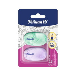 Goma De Borrar Pelikan Vinilo Ergonomic Eraser Blister De 2