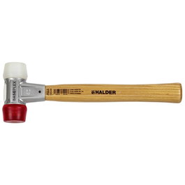 Halder BASEPLEX Mazo de Cara Blanda 40 Nylon y Acetato de Celulosa