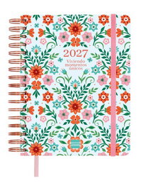 FINOCAM Agenda Anual Vitae Wire-O 2026-27 16 Meses Azul