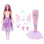 Barbie Muñeca Fantasía JCP74 con 10 Looks Diferentes y Accesorios para Infinitas Aventuras