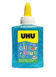 Cola Glitter Glue Uhu Bote De 88Ml Azul (Set de 6)