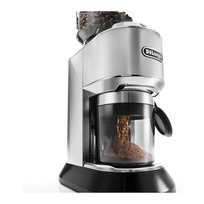 DeLonghi Dedica Molinillo con Fresa Cónica de Acero Inoxidable y Pantalla LCD