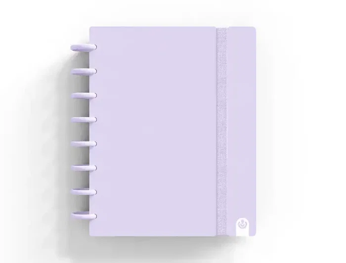 Carchivo Cuaderno Ingeniox Foam A5 80h Rayado Horizontal Malva Pastel