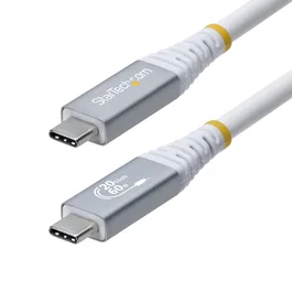 StarTech.com Cable USB4 3m - USB-C Certificado USB-IF 20Gbps PD 240W EPR 4K120 DP 1.4 - TPE Blanco