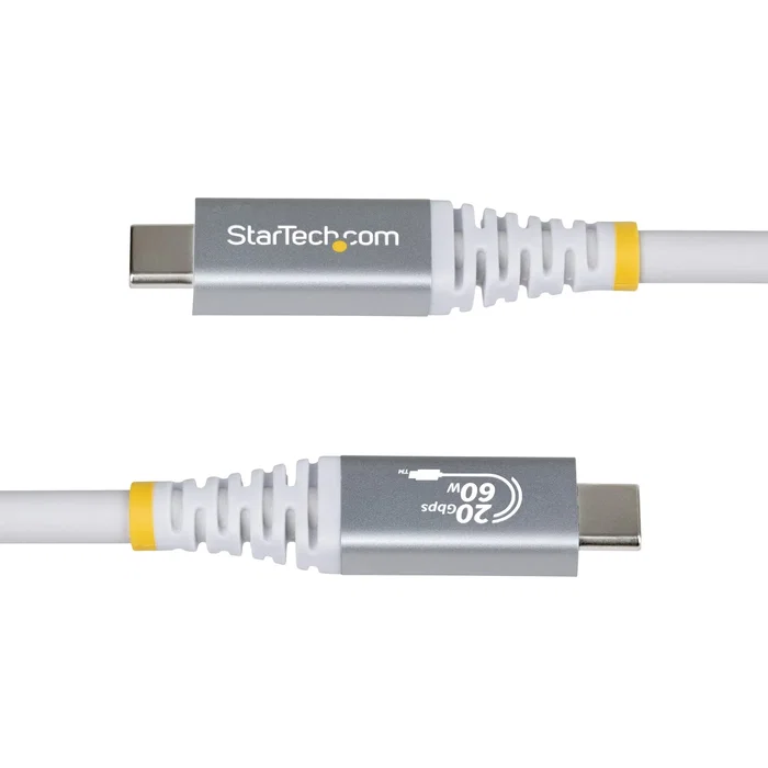 StarTech Cable USB4 USB-C de 3m, 20 Gbps, Blanco