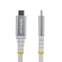 StarTech Cable USB4 USB-C de 3m, 20 Gbps, Blanco