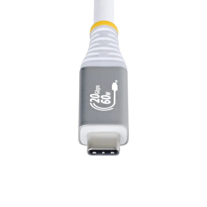 StarTech Cable USB4 USB-C de 3m, 20 Gbps, Blanco