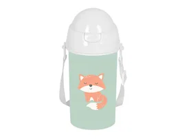 Safta Botella portalíquidos preescolar 500 ml con apertura automática y pajita