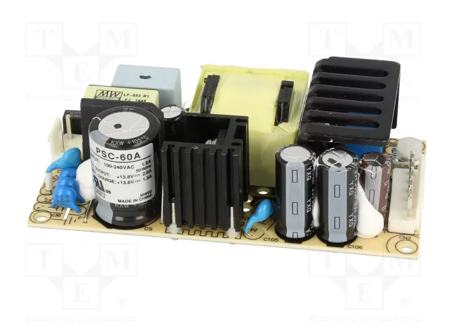 MEAN WELL PSC-60A Fuente de alimentación tipo buffer 59,34W