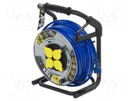 KEL Prolongador de alimentación HEAVY H07BQ-F 3G2,5mm2 50m azul