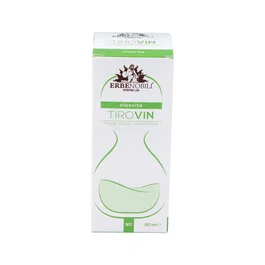 ERBENOBILI Tirovin Olosvita Suplemento para la Tiroides con Fucus, Vitamina B6, Zinc - 50 ml
