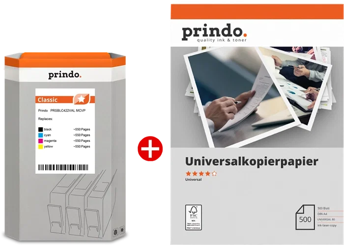 Prindo Value Pack Cartuchos Compatibles Negro, Cian, Magenta, Amarillo y Blanco Prindo Value Pack Cartuchos Compatibles Negro, Cian, Magenta, Amarillo y Blanco